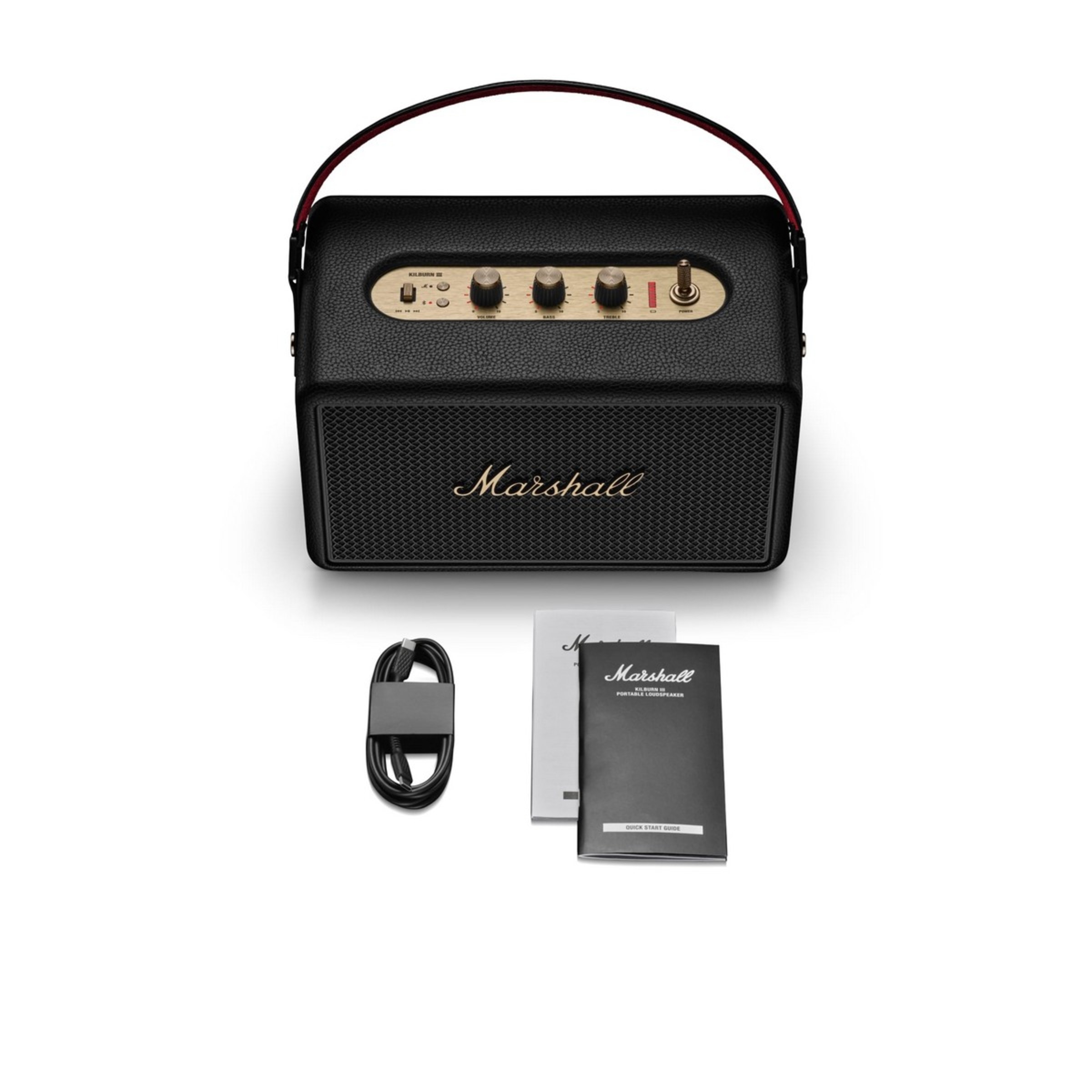 Coluna Marshall Kilburn III - Black and Brass Preto / Bronze-9