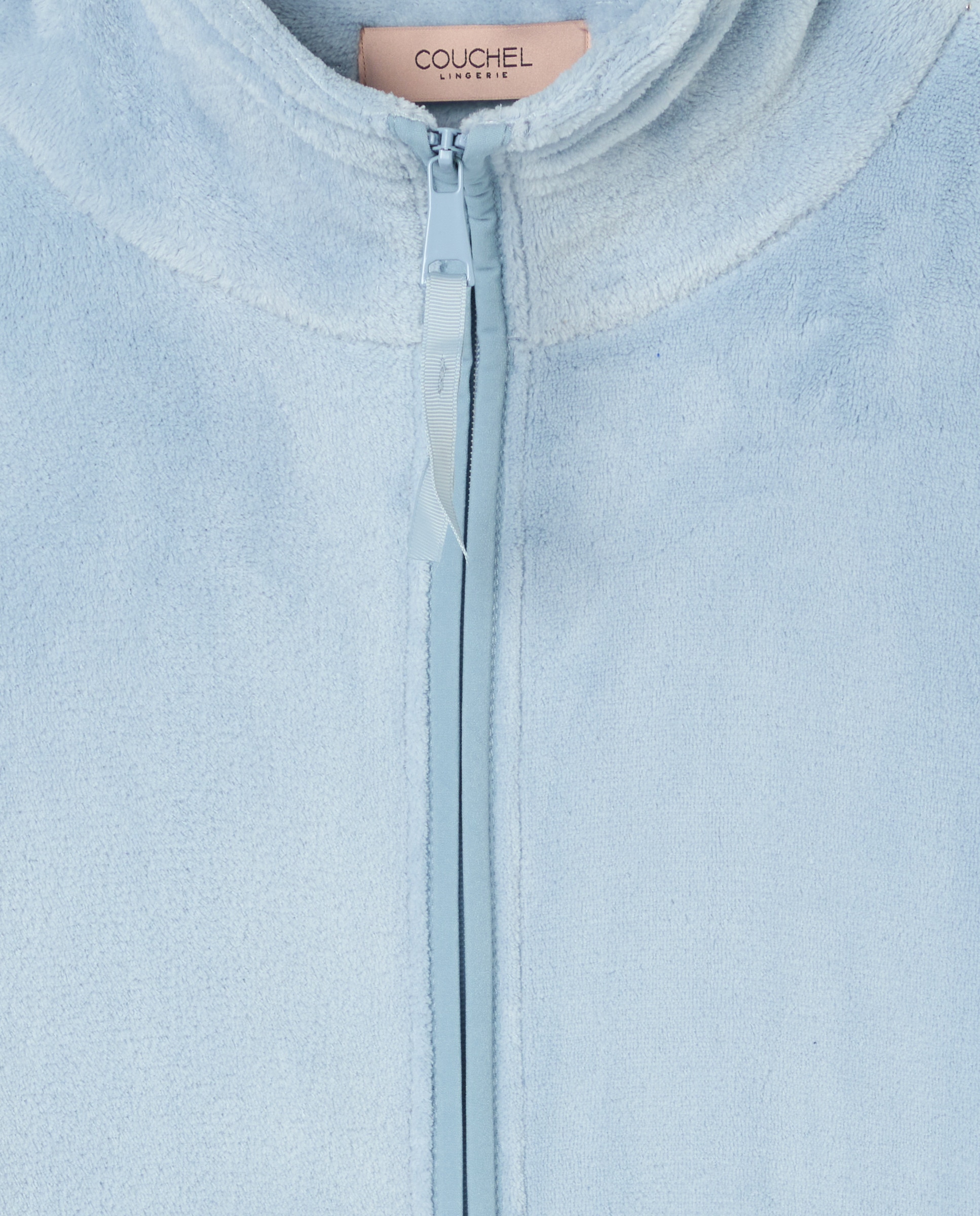 Robe com fecho-éclair 410 Azul Claro-4