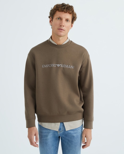 Imagen 0 de Sudadera de hombre regular fit con logo bordado
