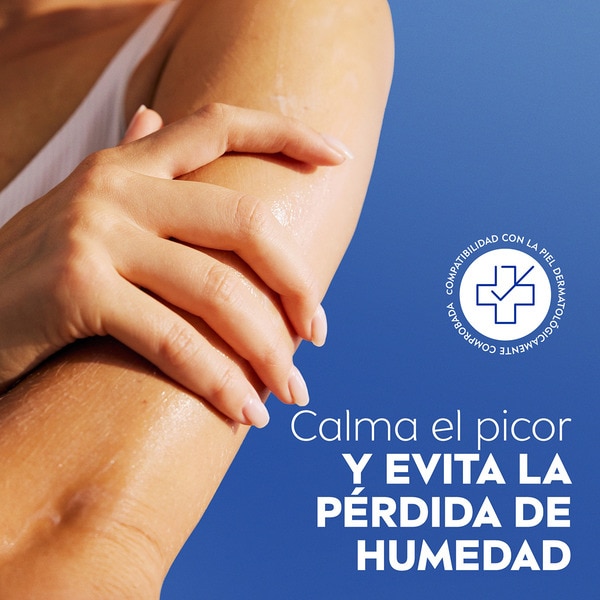 loción corporal Repara y Cuida para piel seca y sensible 72h hidratación Dosierspender 400 ml calma inmediatamente la piel irritada