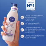 loción corporal Repara y Cuida para piel seca y sensible 72h hidratación Dosierspender 400 ml calma inmediatamente la piel irritada