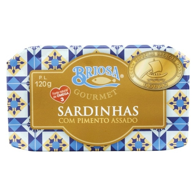 Imagem 0 de Sardinhas com Pimento Assado lata 120 g