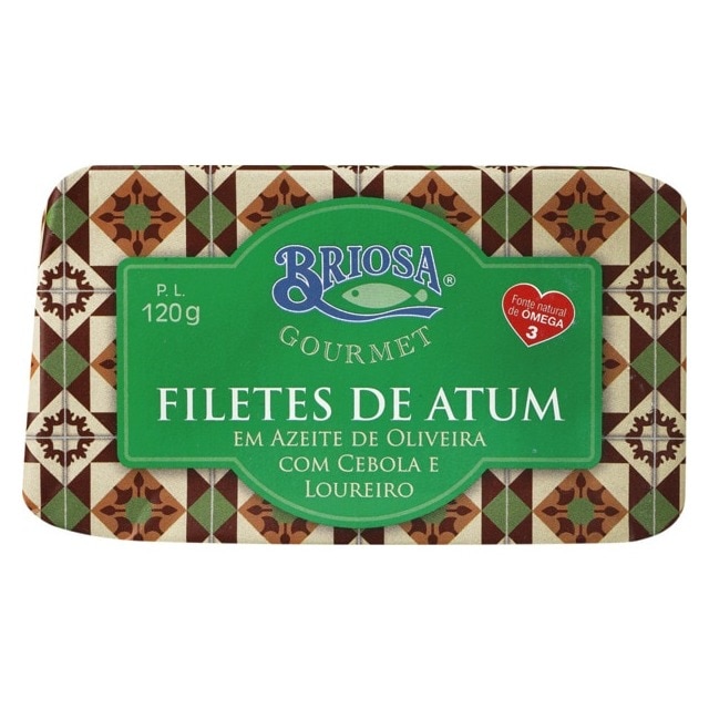 Imagem 0 de Filetes de Atum em Azeite de Oliveira com Cebola e Louro lata 120 g