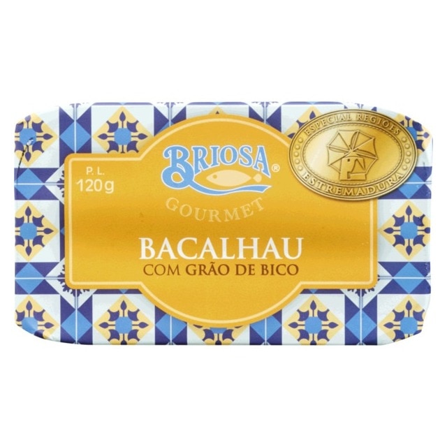 Imagem 0 de Bacalhau com Grão de Bico lata 120 g