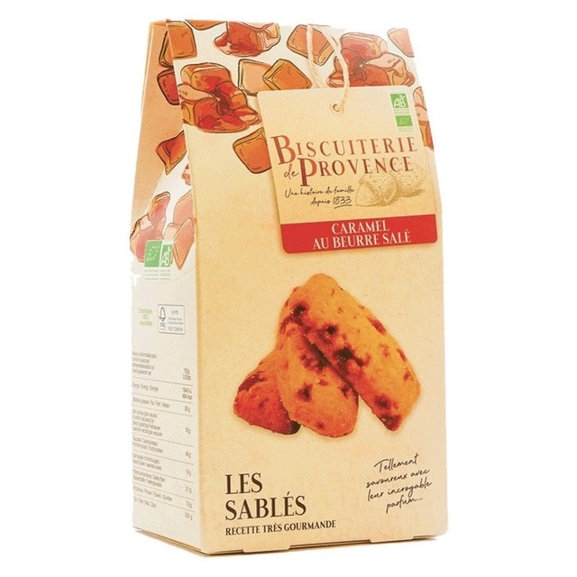 Imagem 0 de Les Sablés Bolachas com Caramelo Salgado Biológicas 120 g