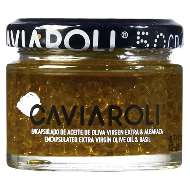 Imagem 0 de Caviaroli Pérolas de Azeite Virgem Extra com Manjericão 50 g