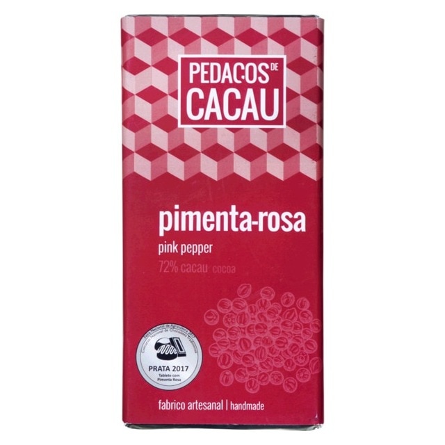Imagem 0 de Chocolate Preto com Pimenta Rosa 100 g