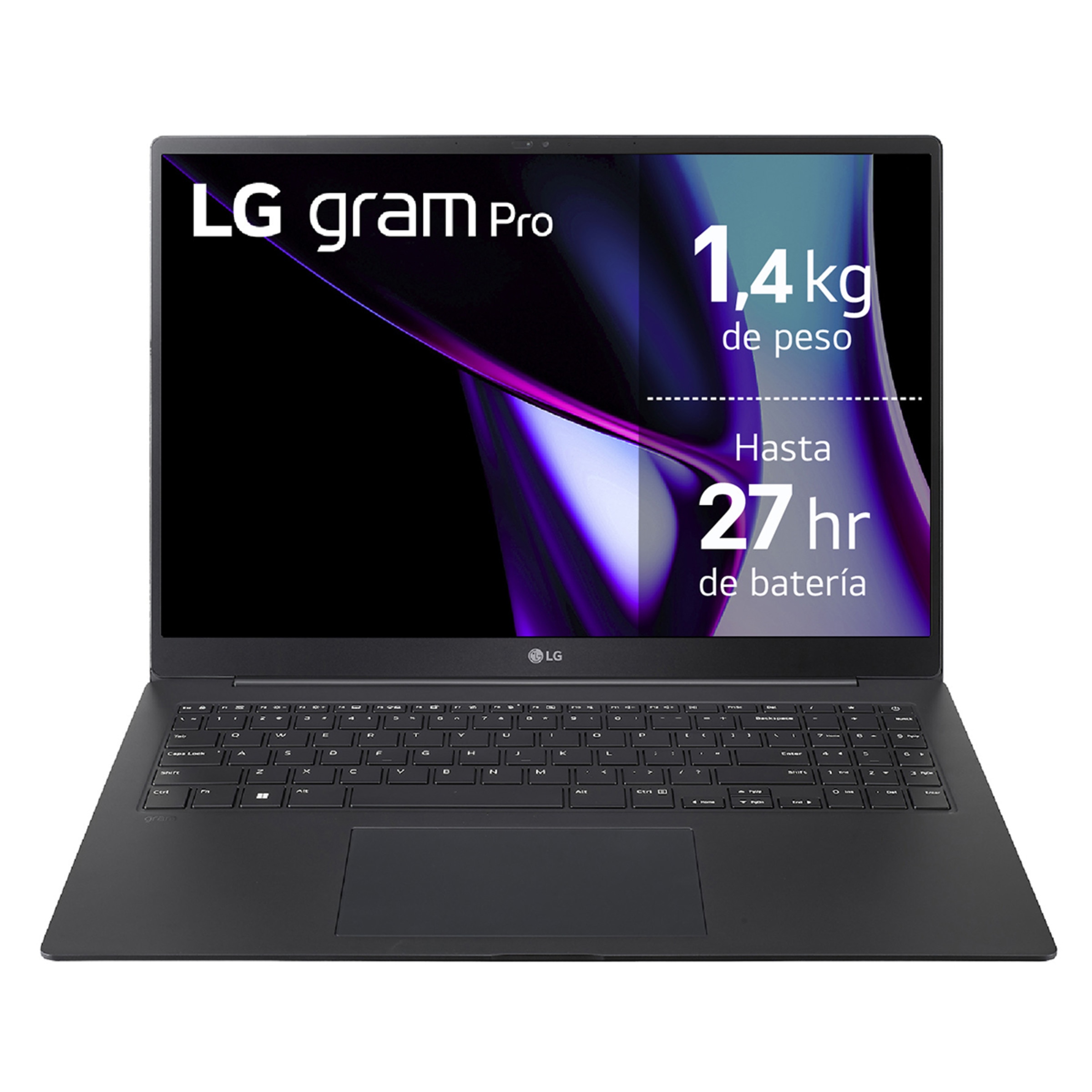 Portátil LG gram Pro 17Z90SP, Intel Core Ultra 7-155H, 32GB, 1TB SSD, GeForce RTX 3050 4GB, 17", W11 Negro-1