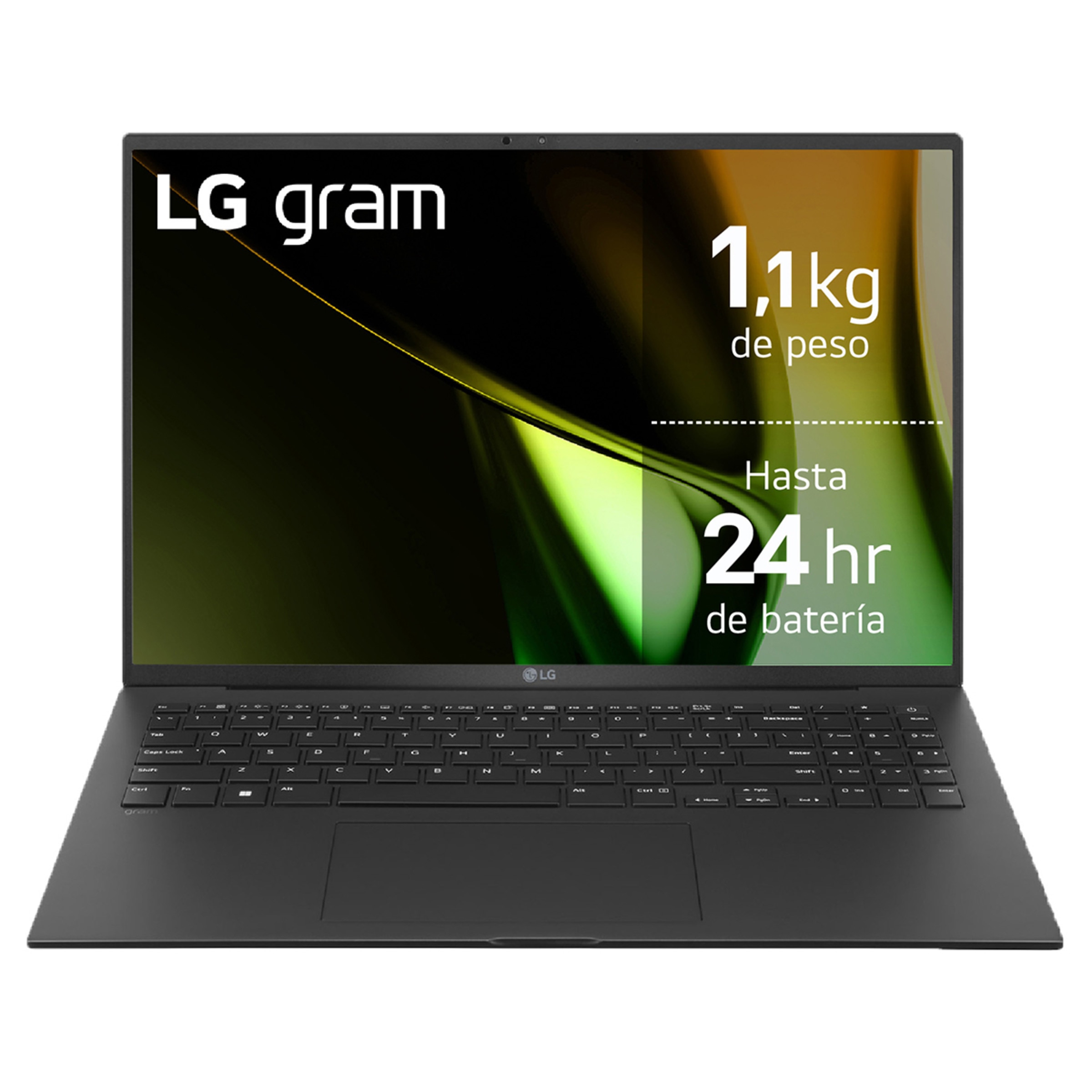 Portátil LG gram 16ZD90S, Intel Core Ultra 7, 16GB, 1512G SSD, 16", Sin SO Negro-1