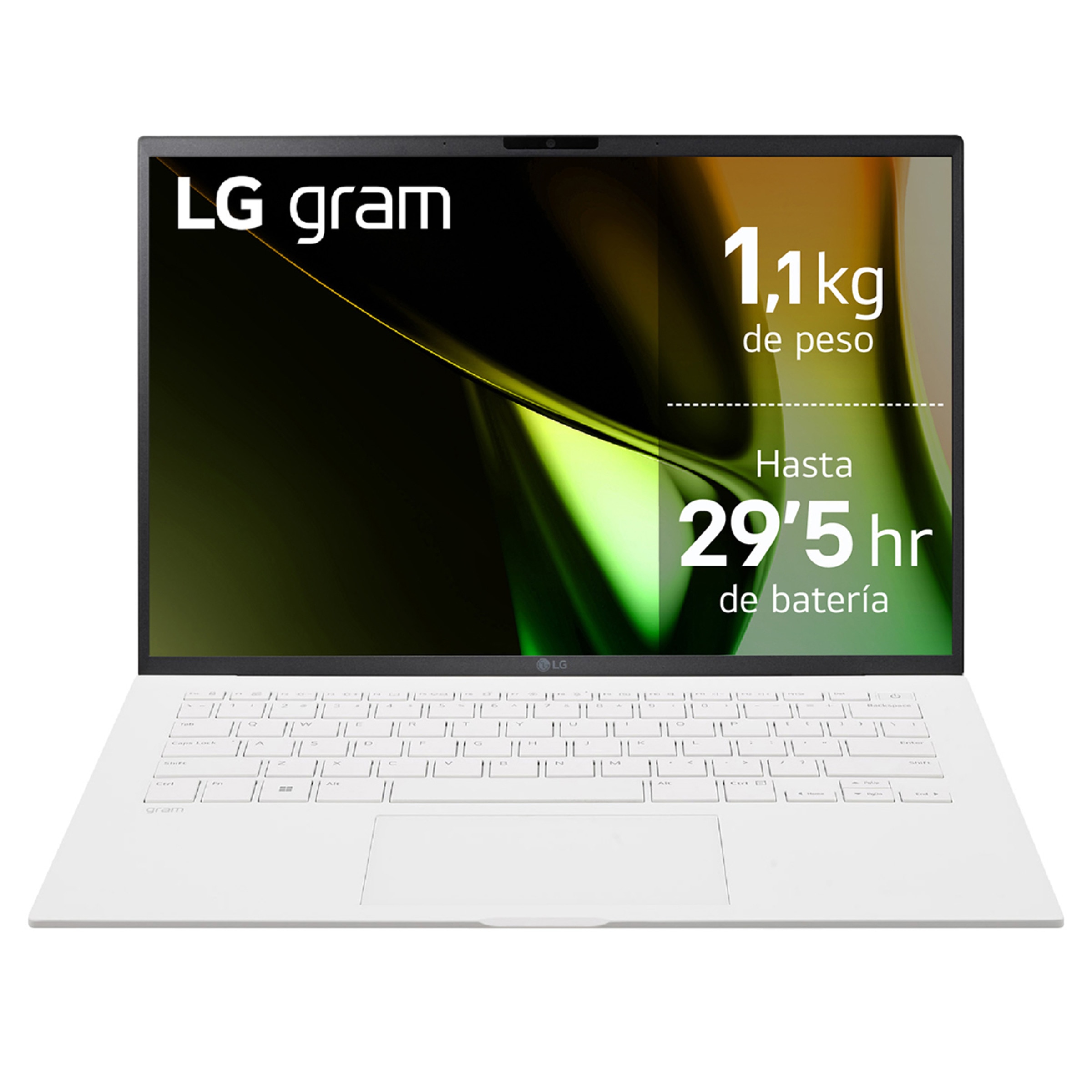 Portátil LG gram 14Z90S, Intel Core Ultra 7-155H, 16GB, 512GB SSD, 14", W11 Blanco-1