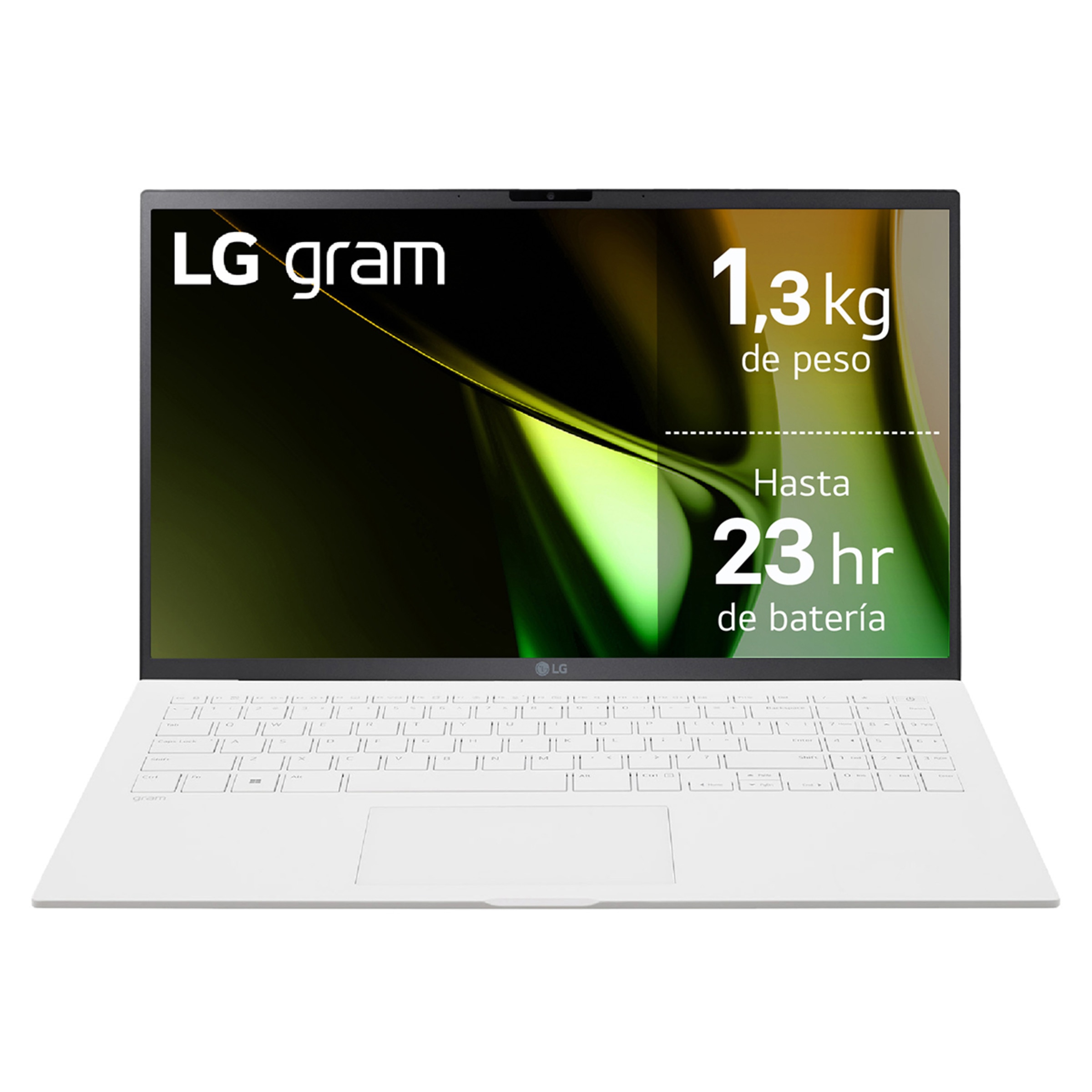 Portátil LG gram 15Z90S, Intel Core Ultra 7-155H, 16GB, 512GB SSD, 15,6", W11 Blanco-1