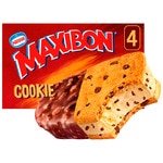 Cookie Sandwich mit Vanilleeis, Keks und Schokoladenstückchen 4 Stück Karton 600 ml