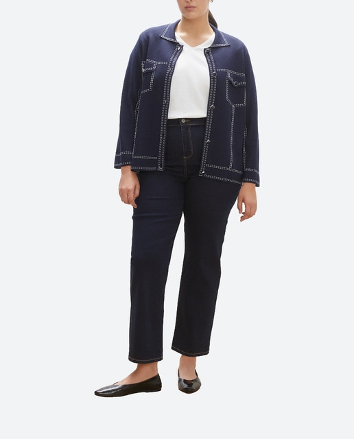 Imagen 0 de Chaqueta de punto cerrojillo de mujer