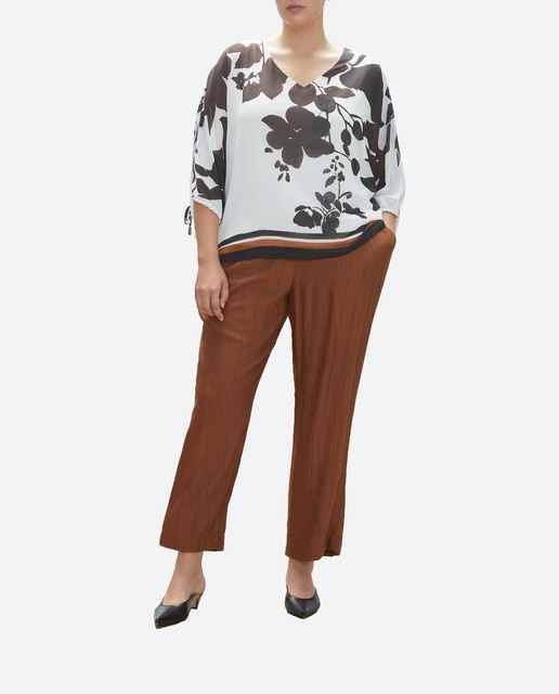 Imagen 0 de Blusa estampada de gasa