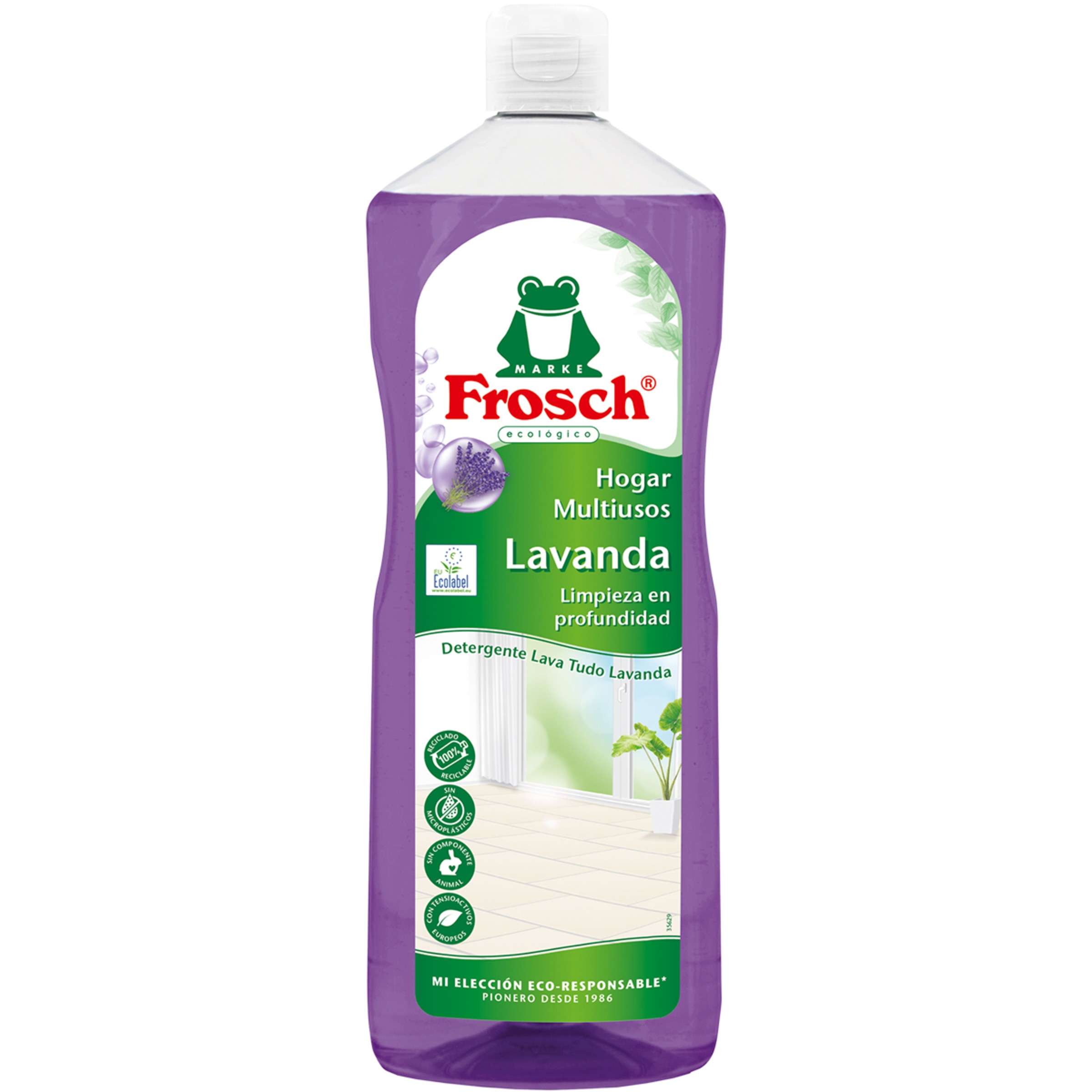 limpiador multiusos ecológico Lavanda sin microplásticos sin componente animal botella 1 l