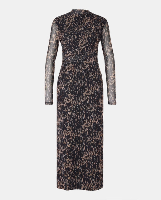 Imagem 0 de Vestido Comprido de Tule com Meia Gola