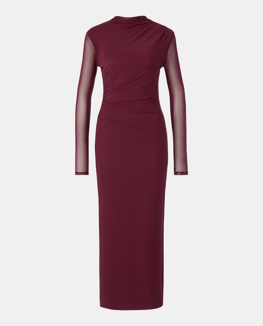 Imagem 0 de Vestido Comprido de Tule com Meia Gola