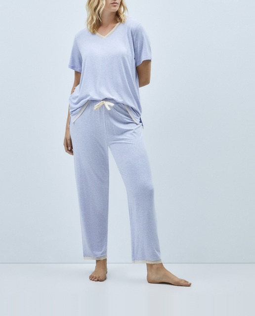 Imagen 0 de Pijama largo liso mujer