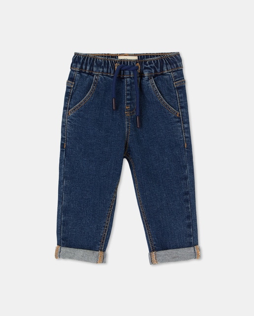 Imagen 0 de Pantalón vaquero con gomas bebé niño