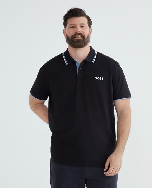 Imagem 0 de Polo em Mistura de Algodão com Logótipos em Contraste