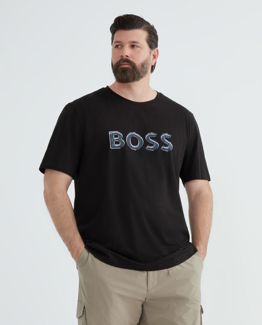 Imagem 0 de T-shirt de Manga Curta com Logótipo Tamanhos Grandes