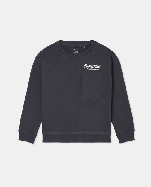 Imagen 0 de Sudadera de niño con cuello caja y bolsillo
