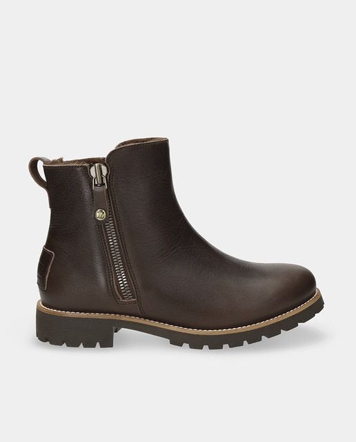Imagem 0 de Botas em Pele e com Forro de Pelo Sintético