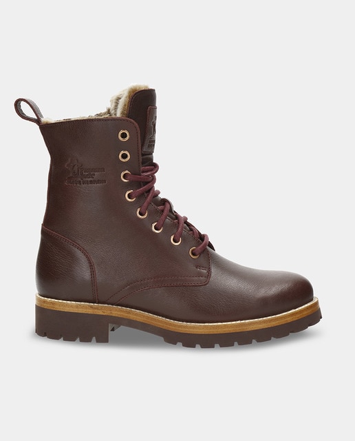 Imagem 0 de Botas em Pele e com Forro de Pelo Sintético