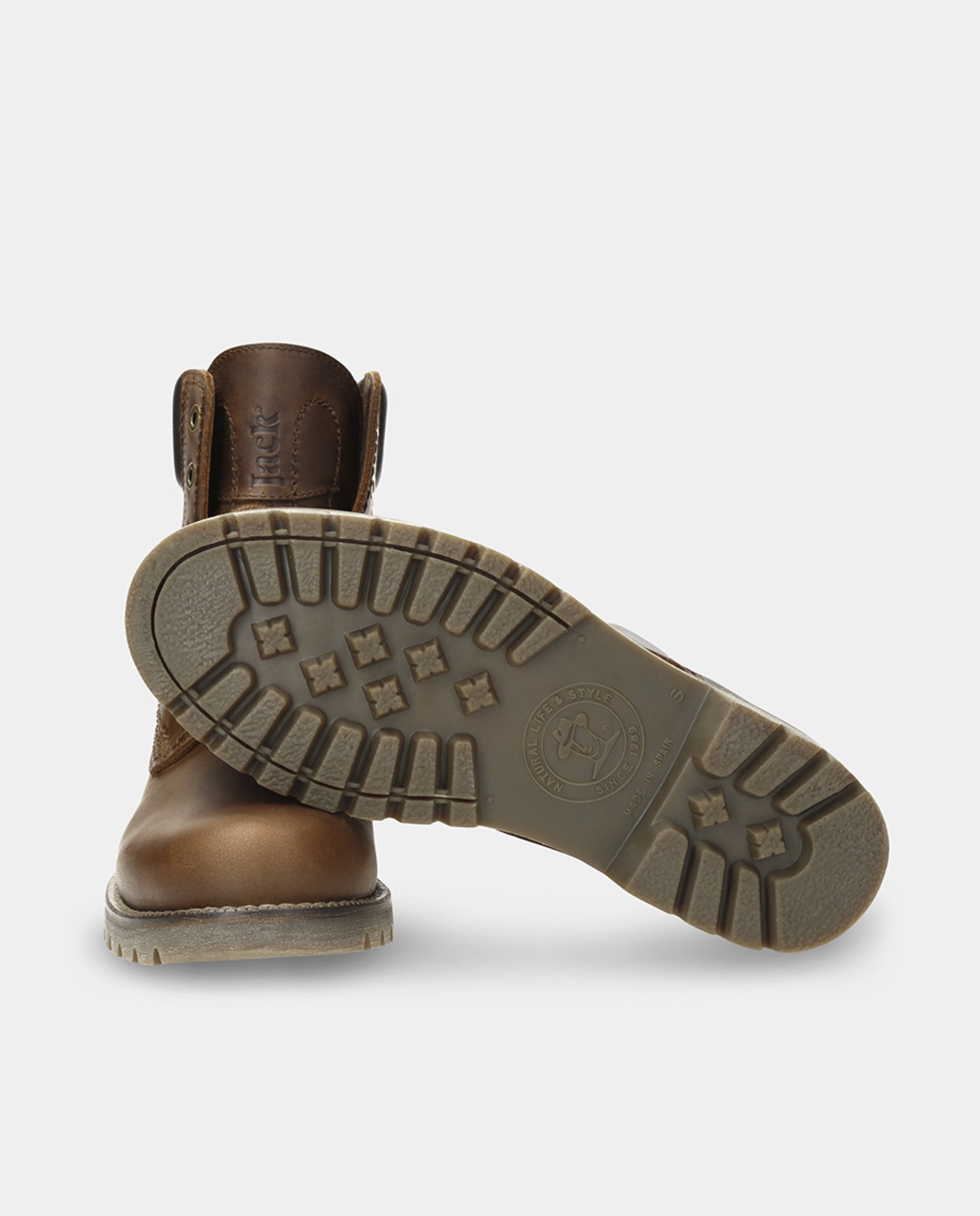 Botas em Pele e com Forro de Pelo Sintético Couro-3