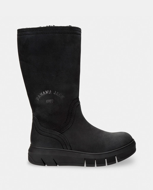 Imagem 0 de Botas em Pele e com Forro de Pelo Sintético