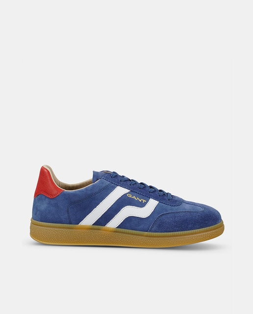 Imagen 0 de Zapatillas deportivas de hombre de piel con cierre de cordones
