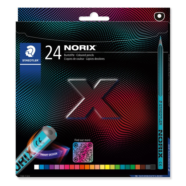 Imagem 0 de Estojo de 24 lápis de cor STAEDTLER NORIX