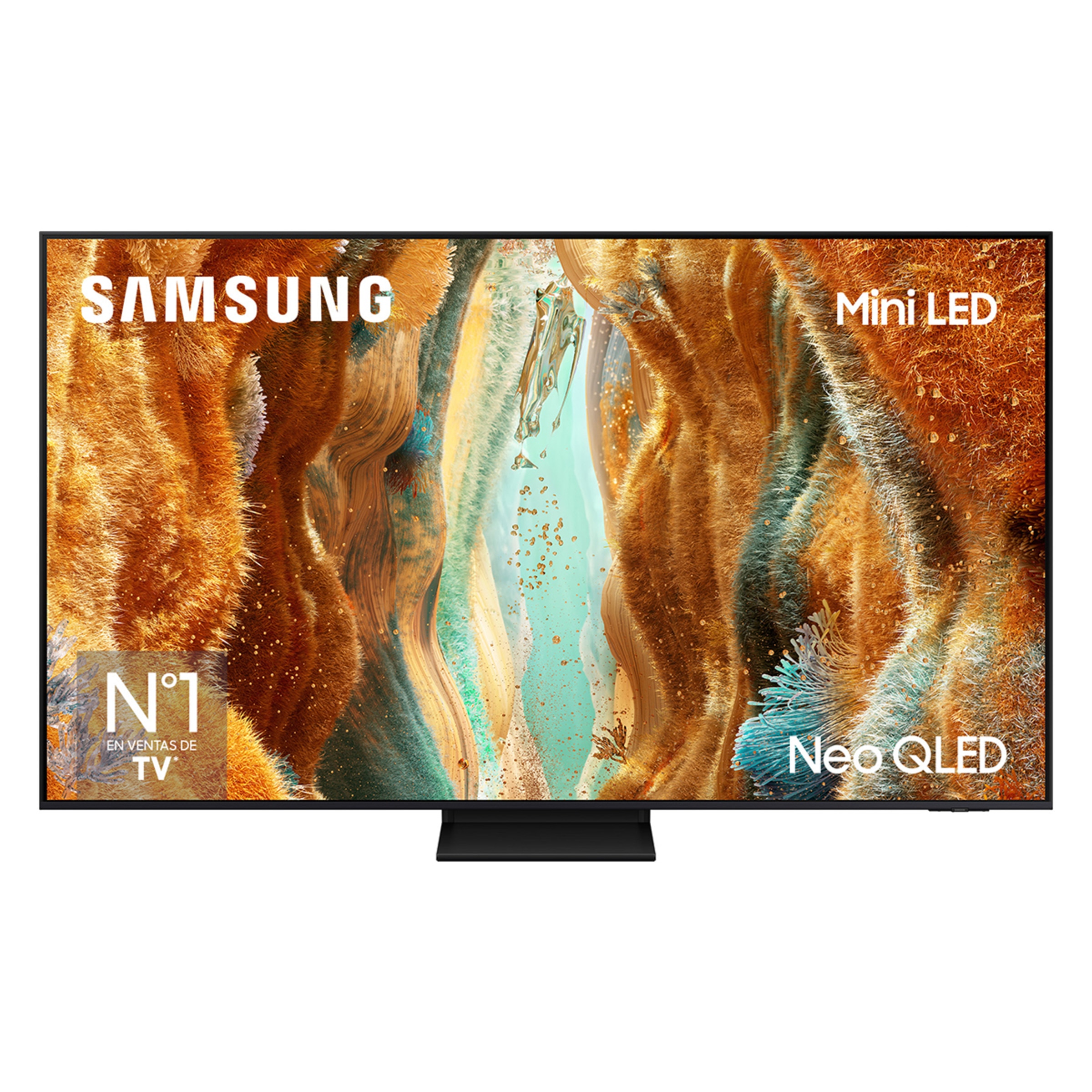 TV Neo QLED Mini LED 139cm (55") Samsung TQ55QN74FATXXC 4K AI Upscaling Pro con Inteligencia Artificial Smart TV Negro-1