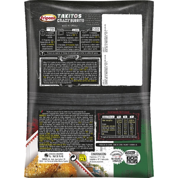 Takitos Crazy Burrito Tasche 250 g