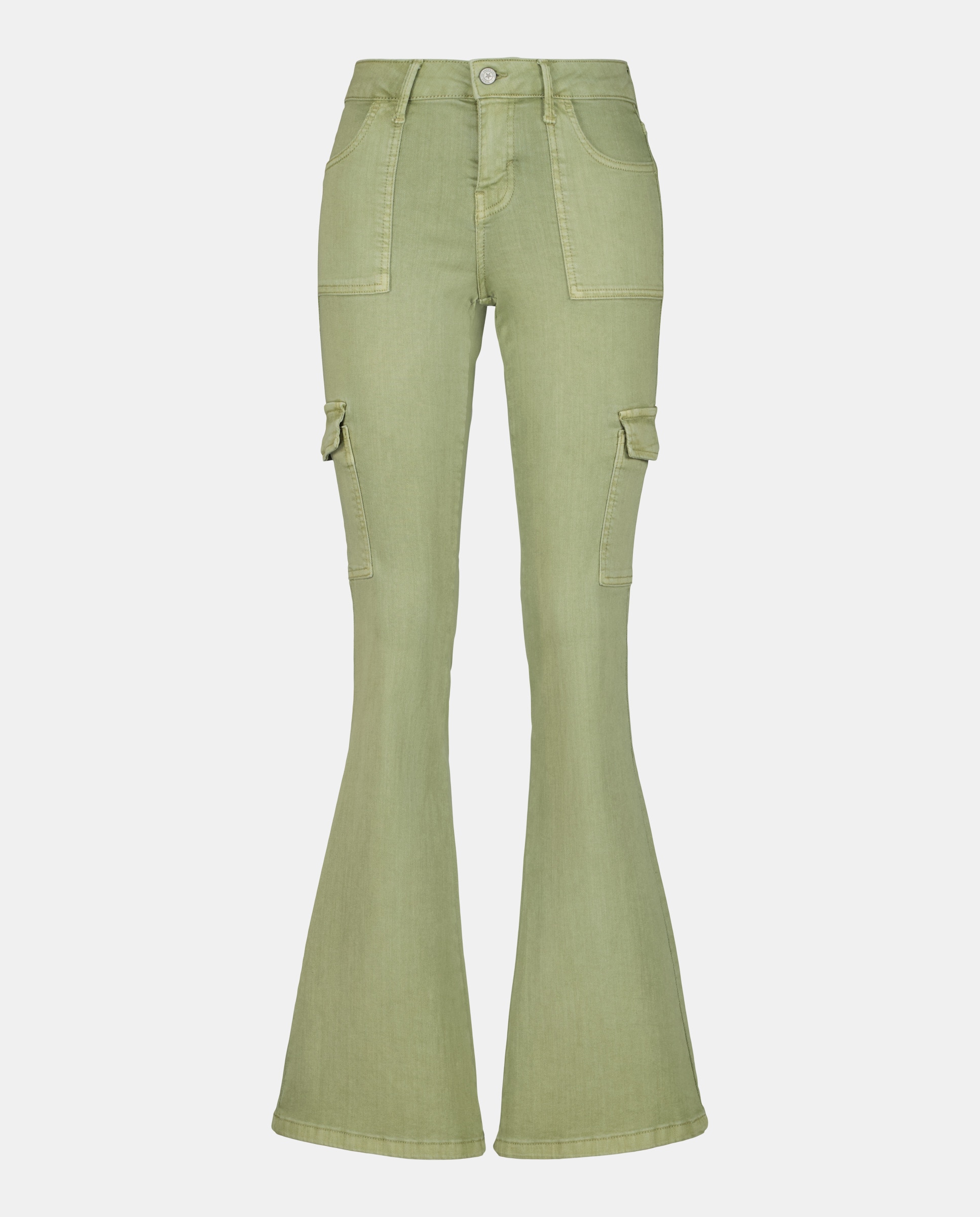 Jeans Cargo à Boca de Sino 580 Musgo-4