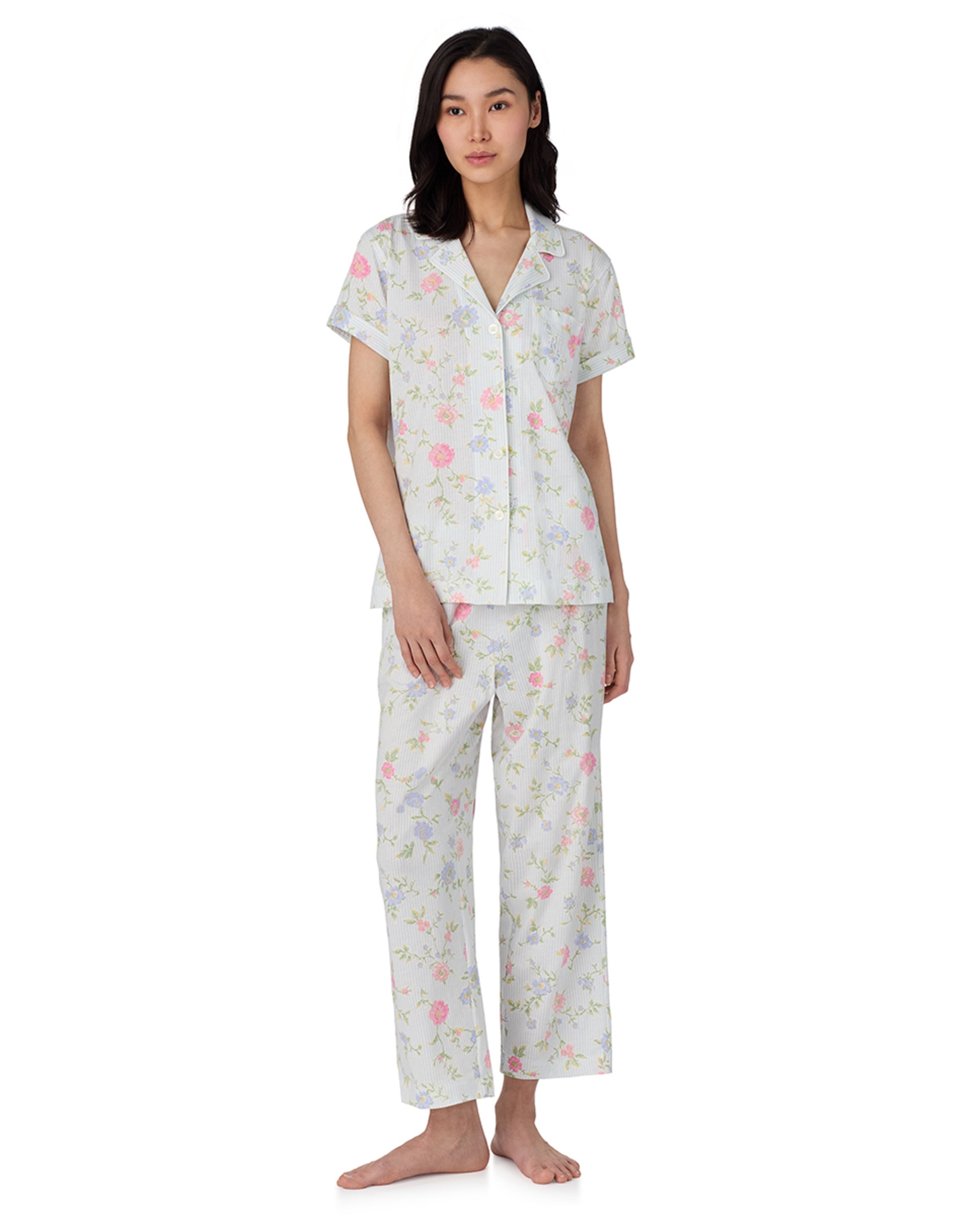 Pijama de Algodão e Viscose Multicolor-1