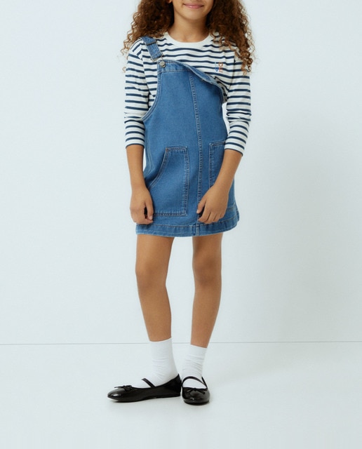 Imagen 0 de Pichi denim básico de niña
