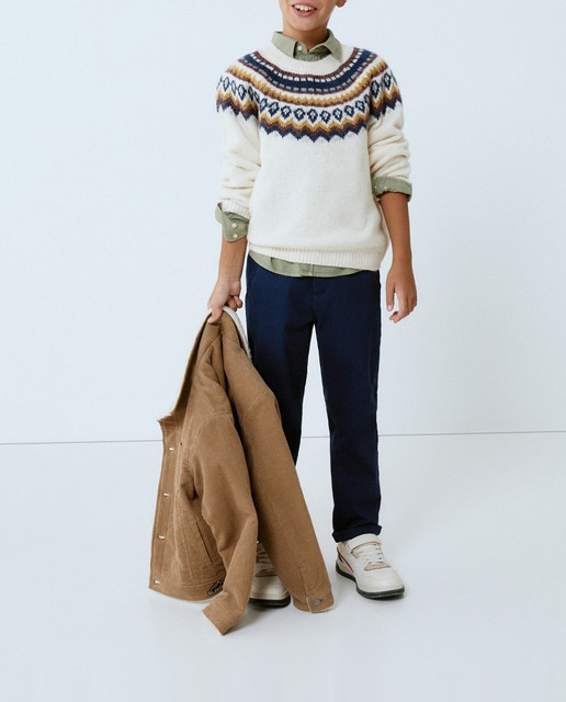 Imagen 0 de Pantalón chino de niño con gomas