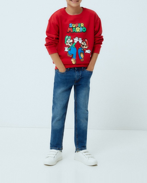 Imagen 0 de Sudadera de niño de manga larga Super Mario
