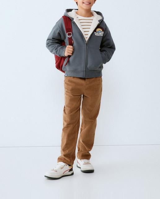 Imagen 0 de Sudadera abierta de niño con capucha