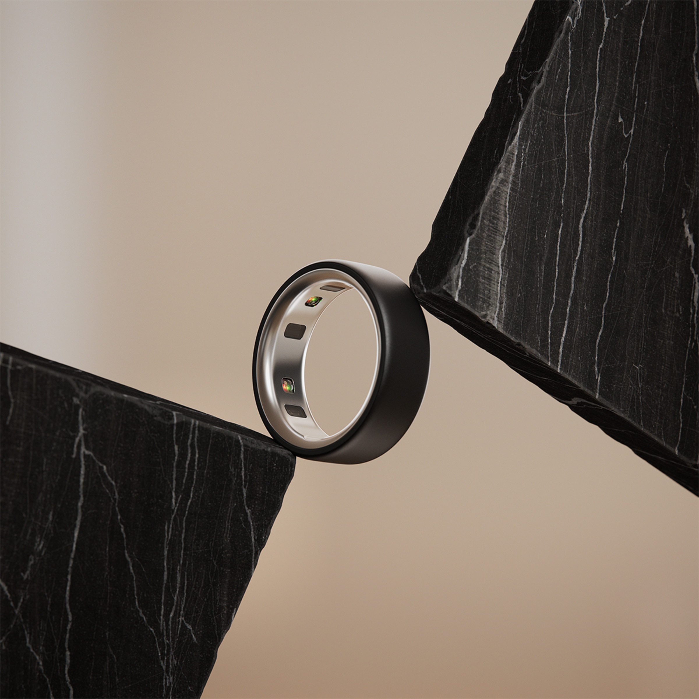 Anillo inteligente Oura Ring Gen4 Stealth Negro mate-3