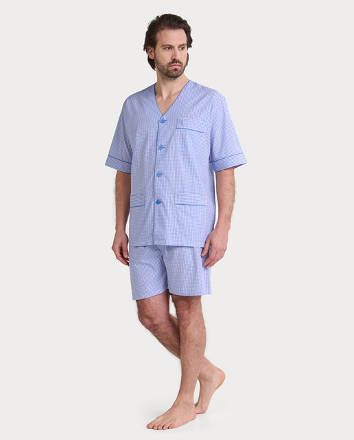 Imagem 0 de Pijama de Tecido Curto sem Gola
