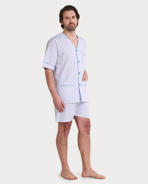 Imagem 0 de Pijama de Tecido Curto sem Gola