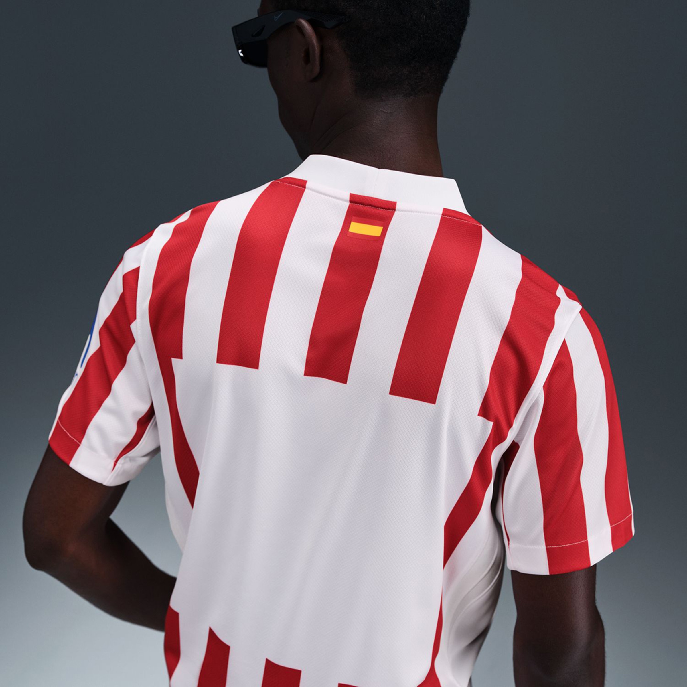 T-shirt de Homem 1.º Equipamento Atlético de Madrid 2025-2026 Stadium Vermelho / Branco-4