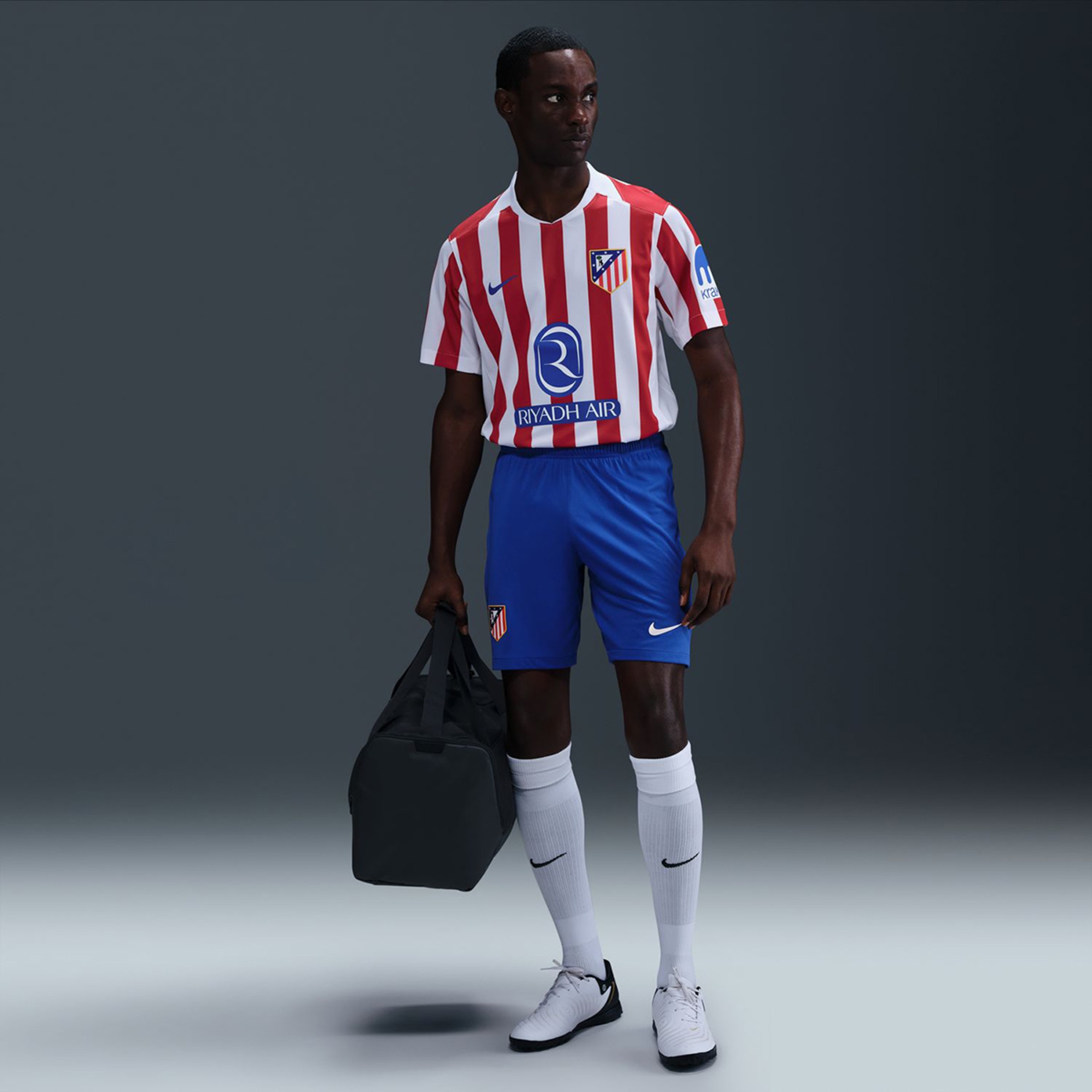 Calções de Homem 1.º Equipamento Atlético de Madrid 2025-2026 Stadium Azul-3