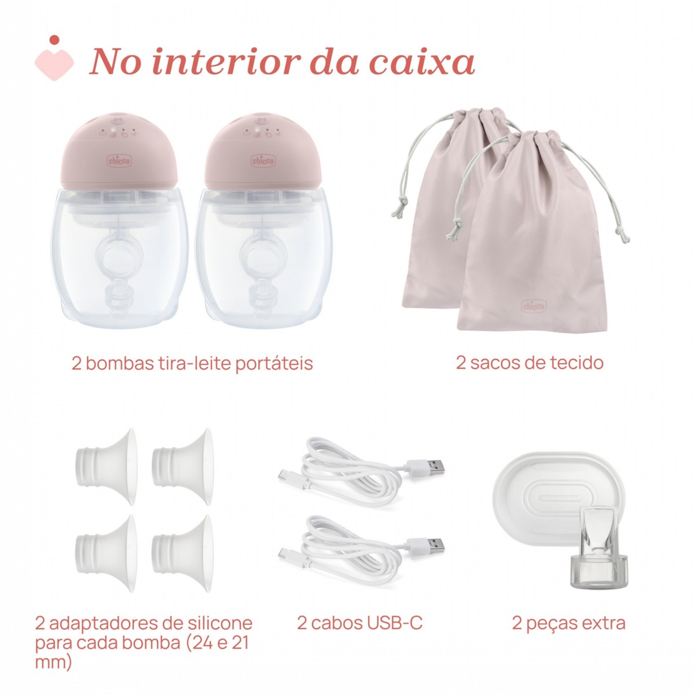 Bomba Tira-leite Dupla Hands free 7