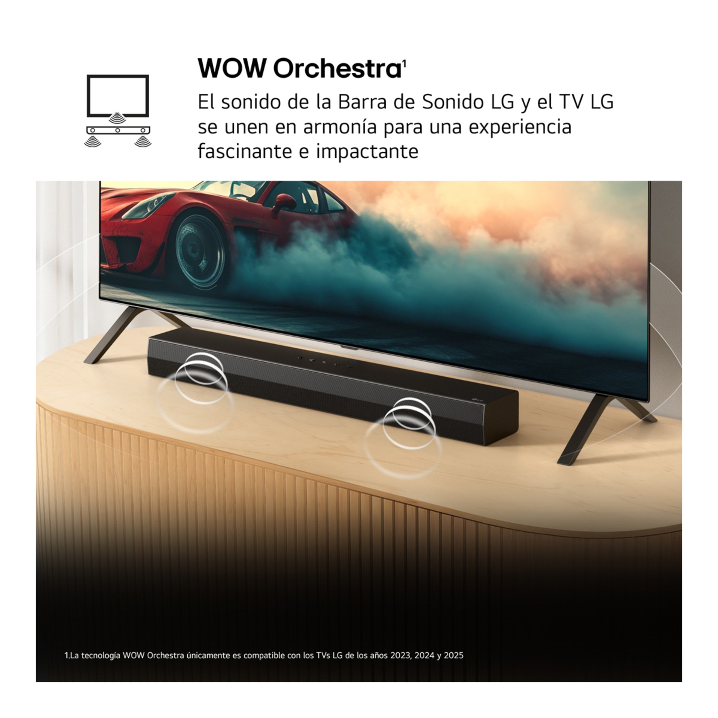 Barra de Sonido LG S20A, 2.0, 50W, Bluetooth 5.3, HDMI-ARC, compacta con doble woofer integrado, Dolby Digital, DTS Digital Surround, Negro Negro-5