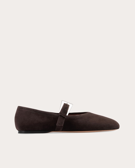 Imagen 0 de Zapatos planos de ante