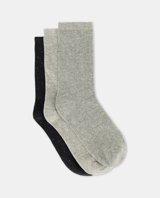 Imagen 0 de Pack 3 calcetines mujer lunares