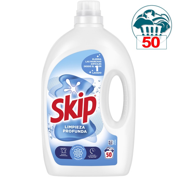 Flüssigwaschmittel Tiefenreinigung Flasche 50 Dosis